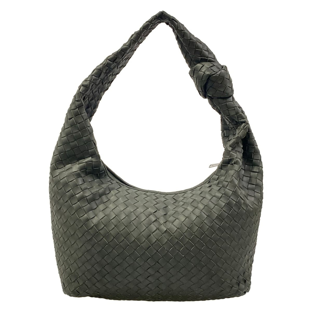 Bottega Veneta Shoulder Bag Maxiza Jodie Khaki Leather — view 3
