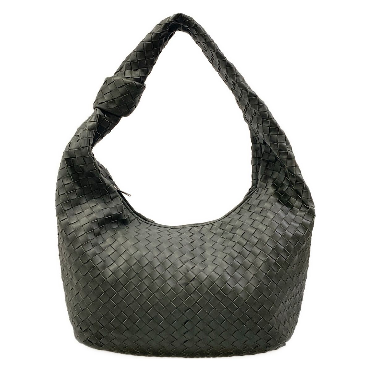 Bottega Veneta Shoulder Bag Maxiza Jodie Khaki Leather