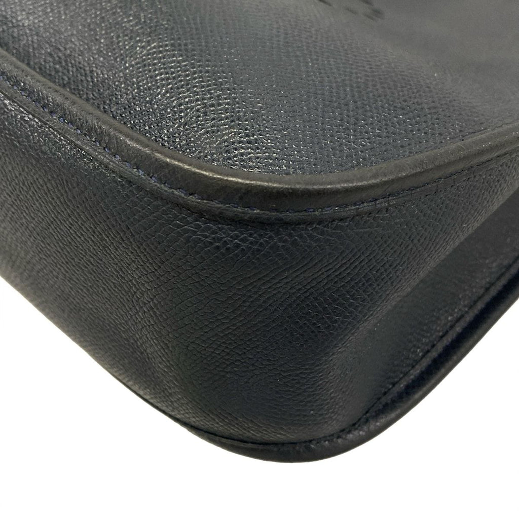 Hermes Shoulder Bag Evelyne GM Navy Gold — view 7