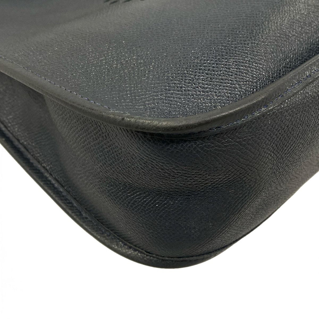 Hermes Shoulder Bag Evelyne GM Navy Gold — view 6