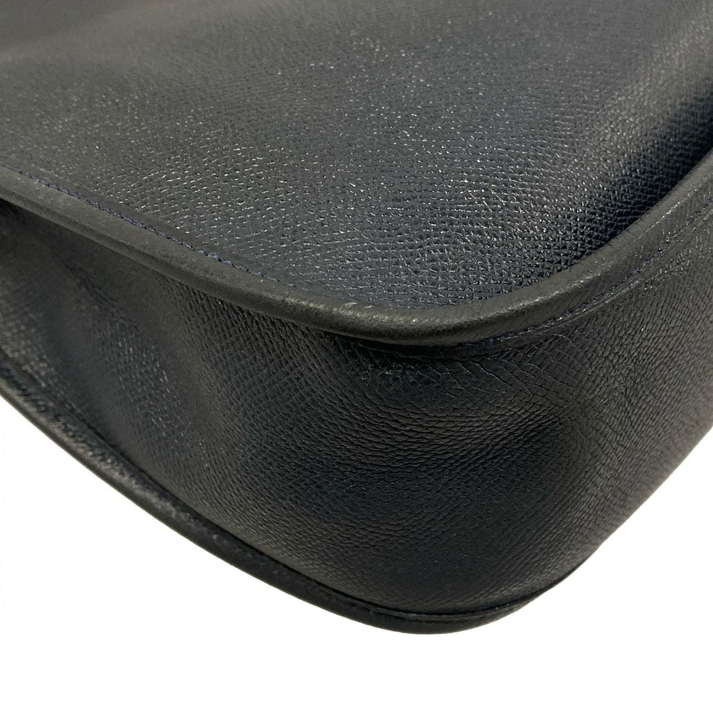 Hermes Shoulder Bag Evelyne GM Navy Gold — view 8