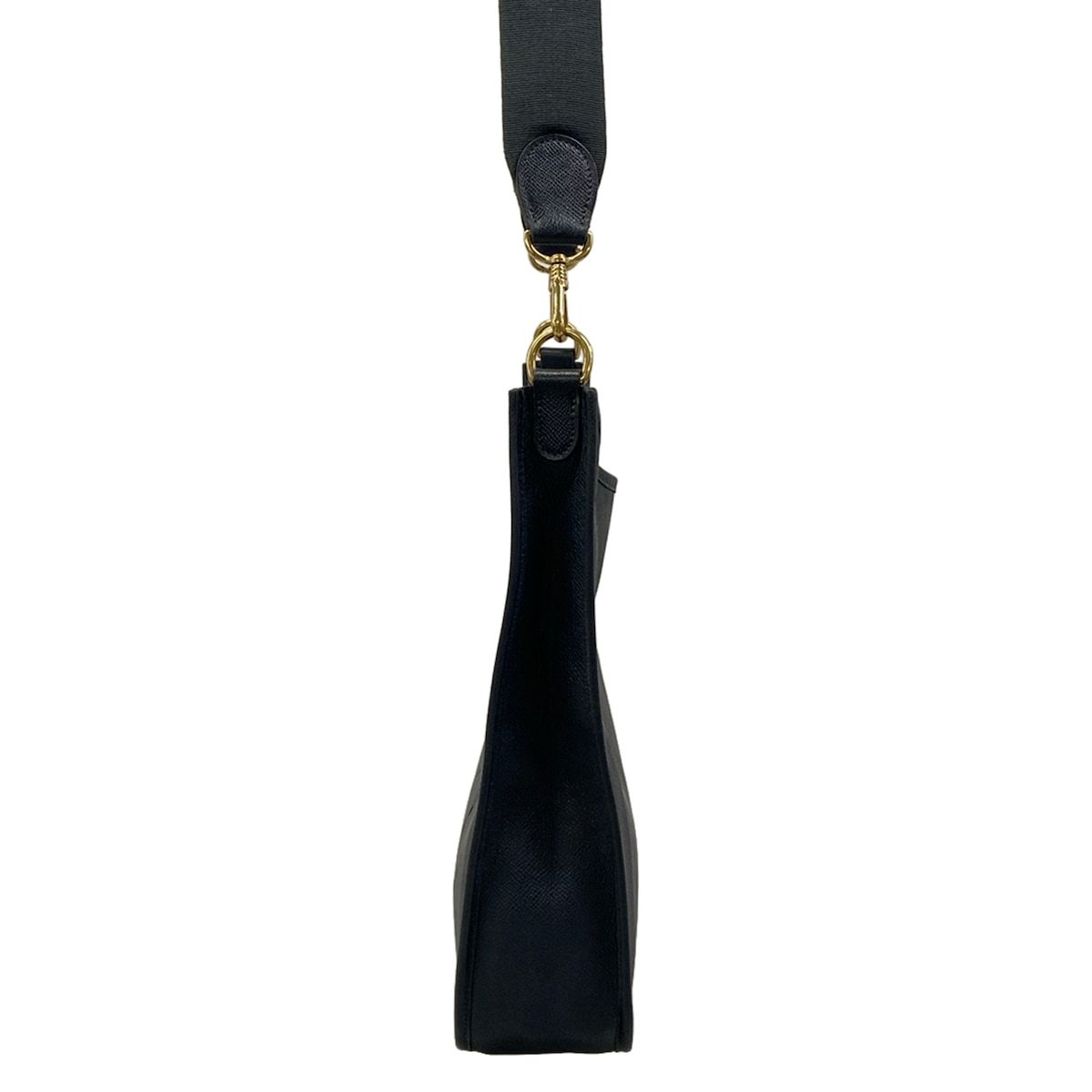 Hermes Shoulder Bag Evelyne GM Navy Gold — view 4