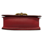 Gucci Handbag Queen Margaret Beige Dark Brown Red Leather — view 5