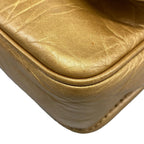Chanel Shoulder Bag Quilted Gold Silver — view 6