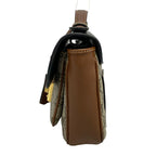 Gucci Handbag GG Supreme Beige Dark Brown Black Leather — view 4