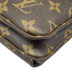 Louis Vuitton Shoulder Bag Monogram Twice Cerise Leather Cowhide — view 6