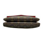 Louis Vuitton Shoulder Bag Monogram Twice Cerise Leather Cowhide — view 5