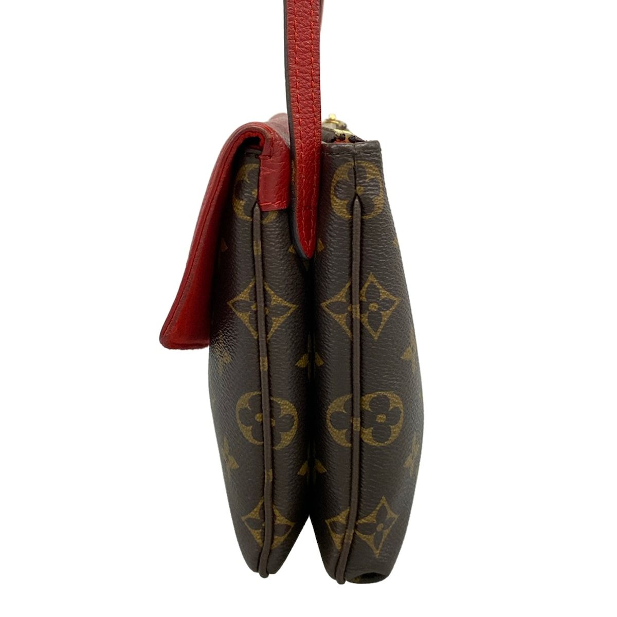 Louis Vuitton Shoulder Bag Monogram Twice Cerise Leather Cowhide — view 4