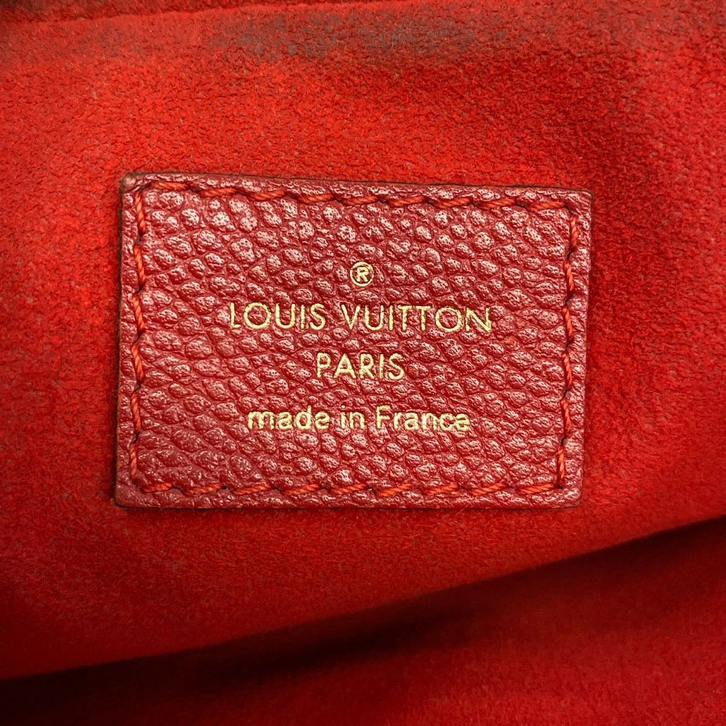 Louis Vuitton Shoulder Bag Monogram Twice Cerise Leather Cowhide — view 8