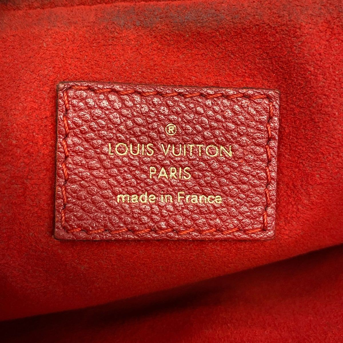 Louis Vuitton Shoulder Bag Monogram Twice Cerise Leather Cowhide — view 8
