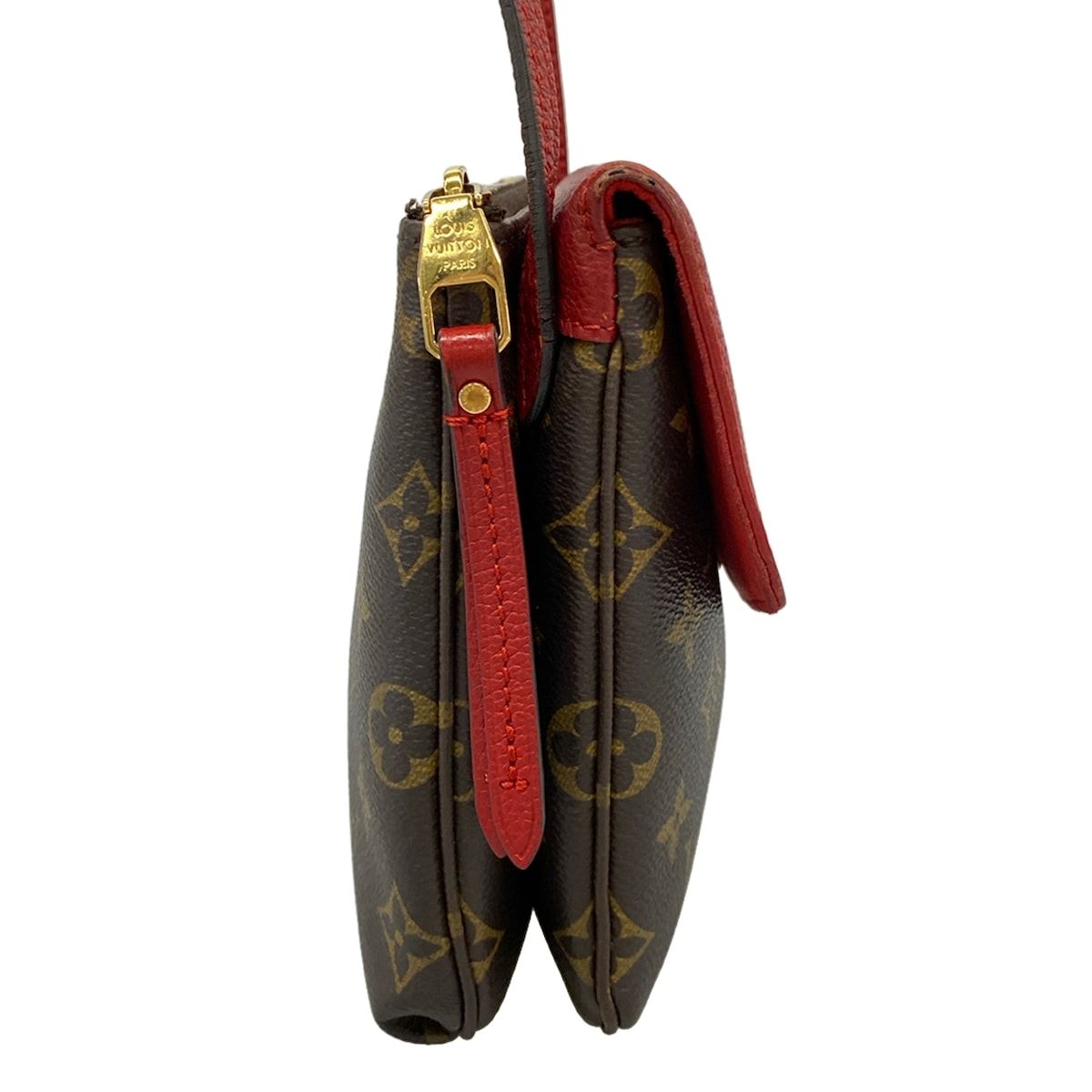 Louis Vuitton Shoulder Bag Monogram Twice Cerise Leather Cowhide — view 2