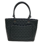 Chanel Tote Bag Cambon Line Large Black White Leather — view 3