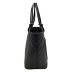 Chanel Tote Bag Cambon Line Large Black White Leather — view 4