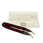 Gucci Tote Bag Soft GG Supreme Beige Dark Brown Leather — view 8