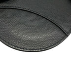 Dior Waist Pouch Saddle Bag Black Leather — view 6