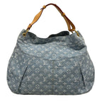 Louis Vuitton Shoulder Bag Monogram Denim GM Blue Clair — view 3