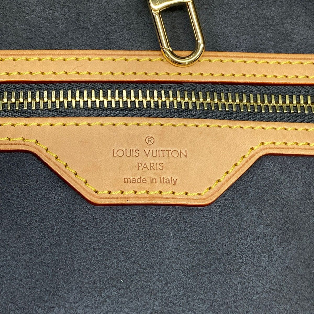 Louis Vuitton Shoulder Bag Monogram Denim GM Blue Clair — view 8