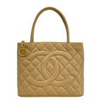 Chanel Tote Bag Reissue Beige Gold
