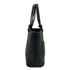 Chanel Tote Bag Cambon Line Medium Black Leather — view 4