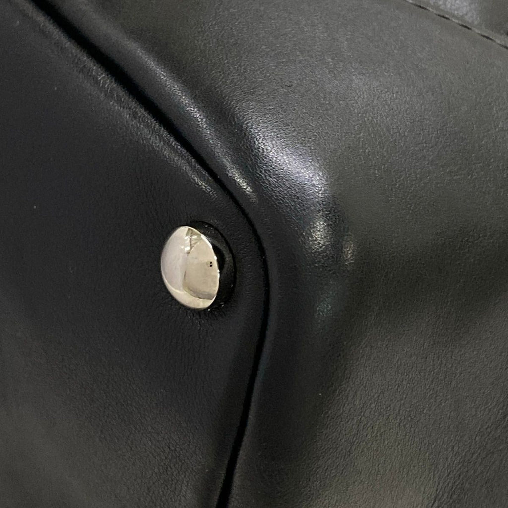Chanel Tote Bag Cambon Line Medium Black Leather — view 7