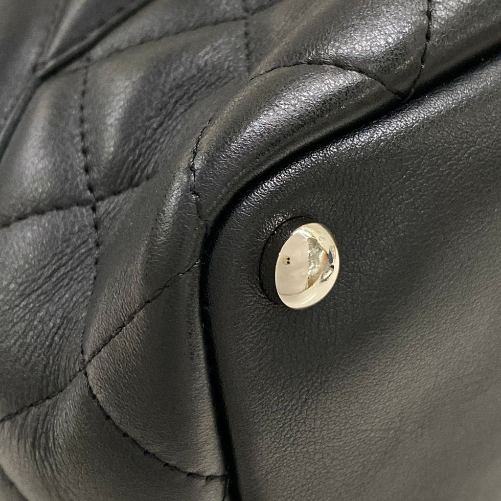 Chanel Tote Bag Cambon Line Medium Black Leather — view 6