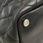 Chanel Tote Bag Cambon Line Medium Black Leather — view 6