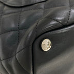 Chanel Tote Bag Cambon Line Medium Black Leather — view 8