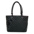 Chanel Tote Bag Cambon Line Large Black Leather