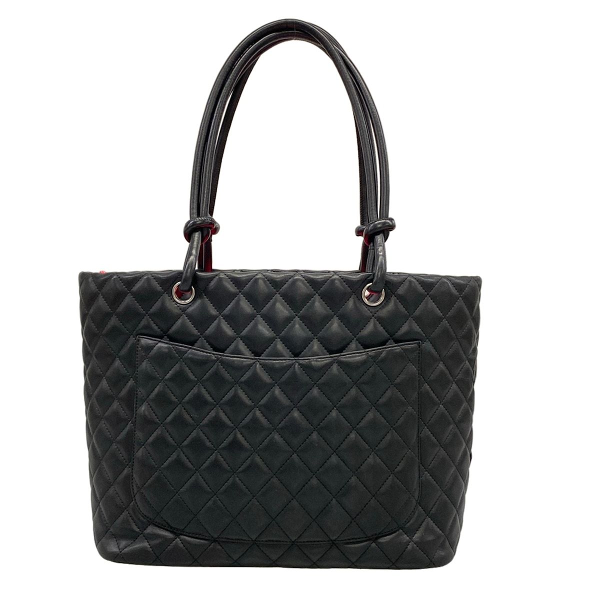 Chanel Tote Bag Cambon Line Large Black Leather — view 3