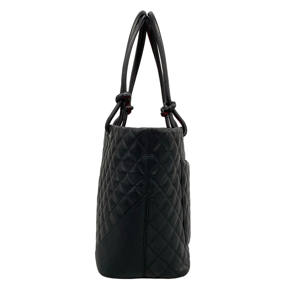 Chanel Tote Bag Cambon Line Large Black Leather — view 4