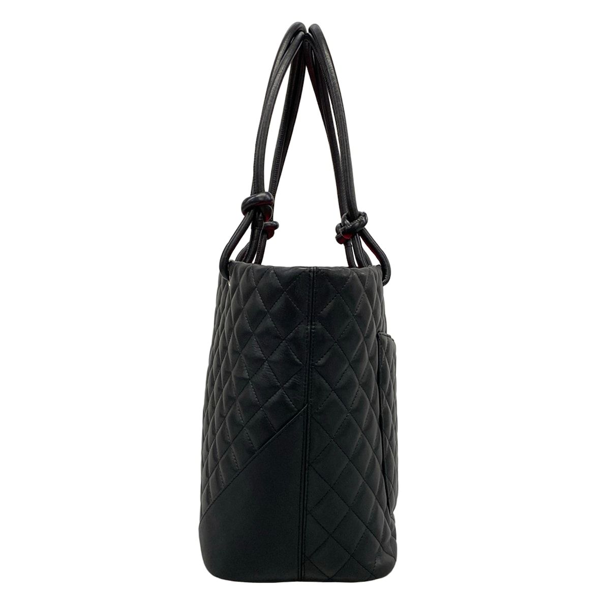Chanel Tote Bag Cambon Line Large Black Leather — view 4