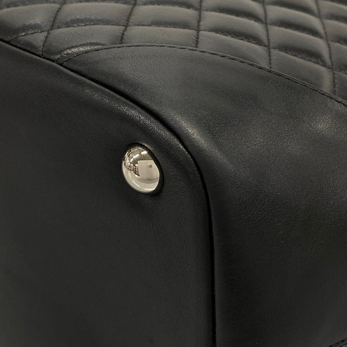 Chanel Tote Bag Cambon Line Large Black Leather — view 6