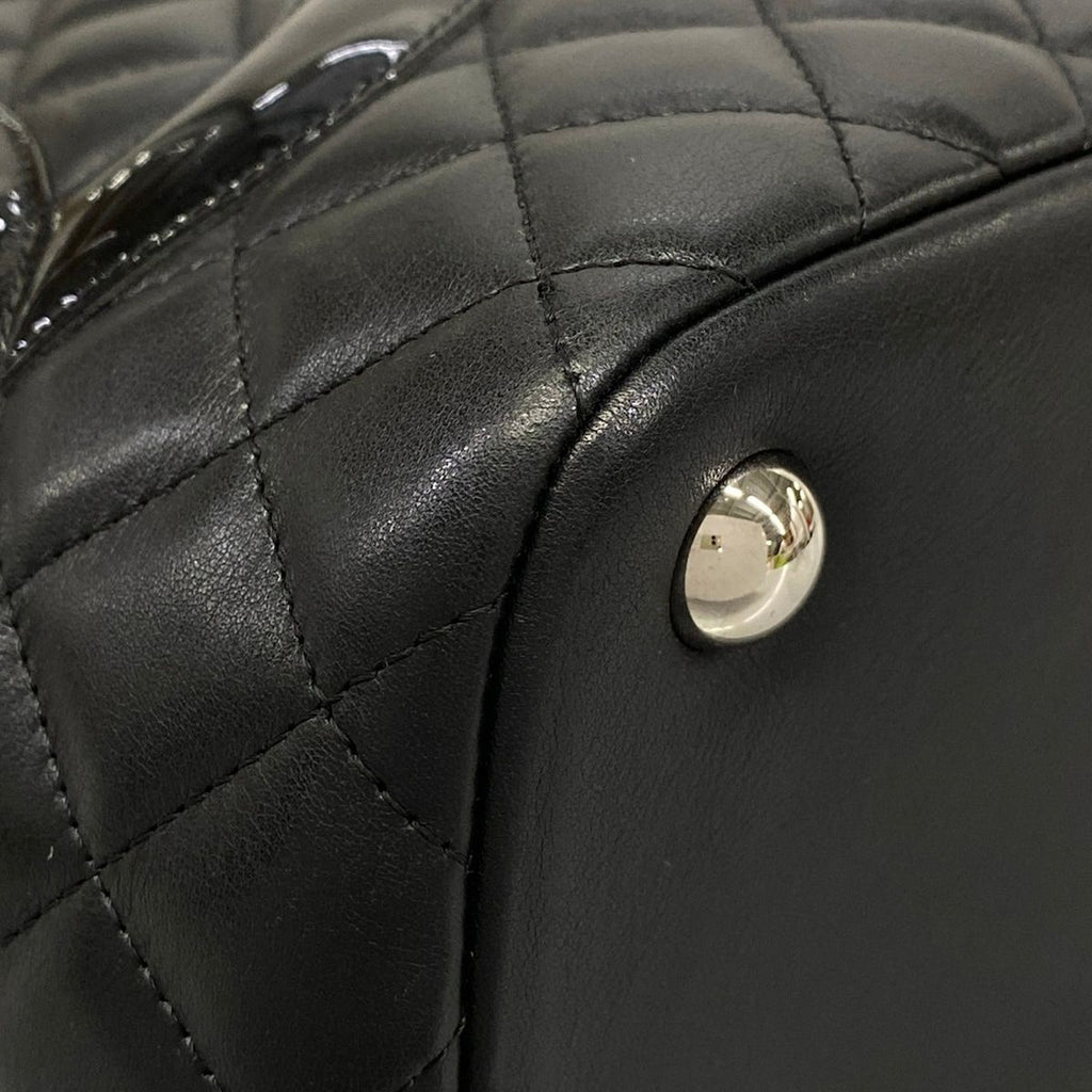 Chanel Tote Bag Cambon Line Large Black Leather — view 7