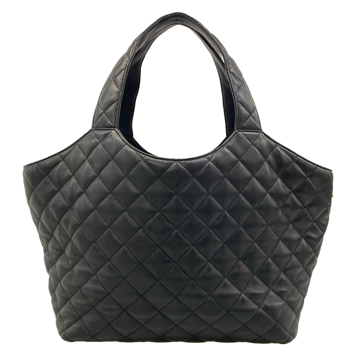 Saint Laurent Paris Tote Bag Icare Black Quilted Leather — view 3