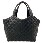 Saint Laurent Paris Tote Bag Icare Black Quilted Leather — view 3