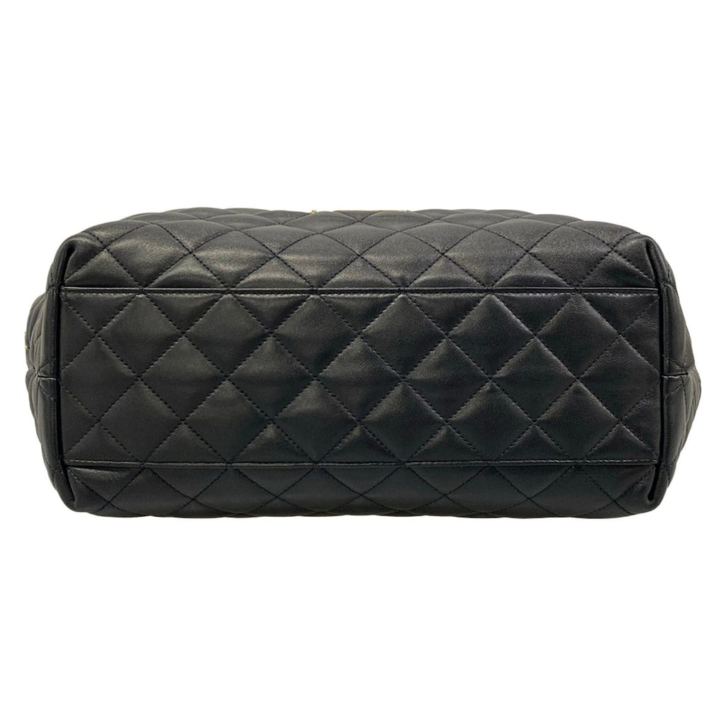 Saint Laurent Paris Tote Bag Icare Black Quilted Leather — view 5