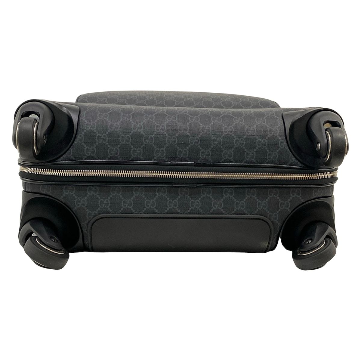 Gucci Travel Bag GG Supreme Black Leather — view 5