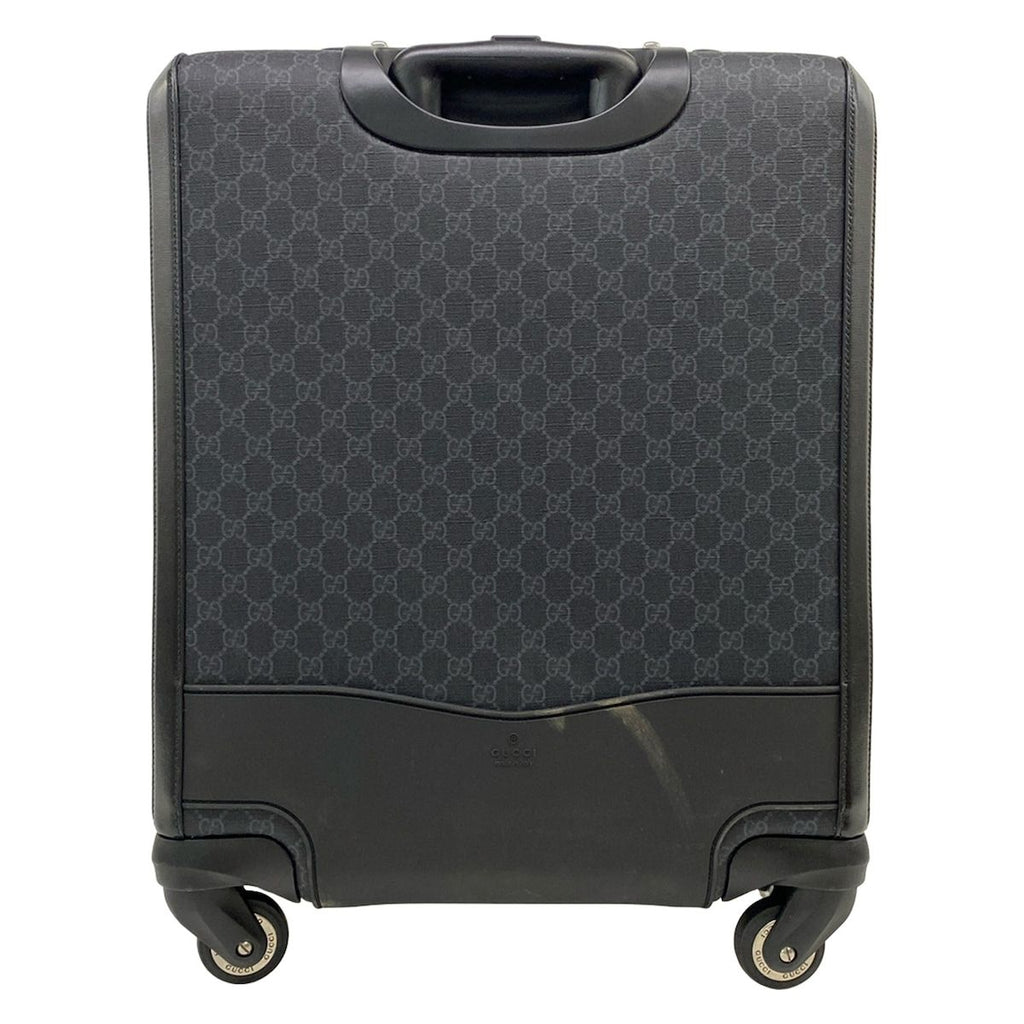 Gucci Travel Bag GG Supreme Black Leather — view 3