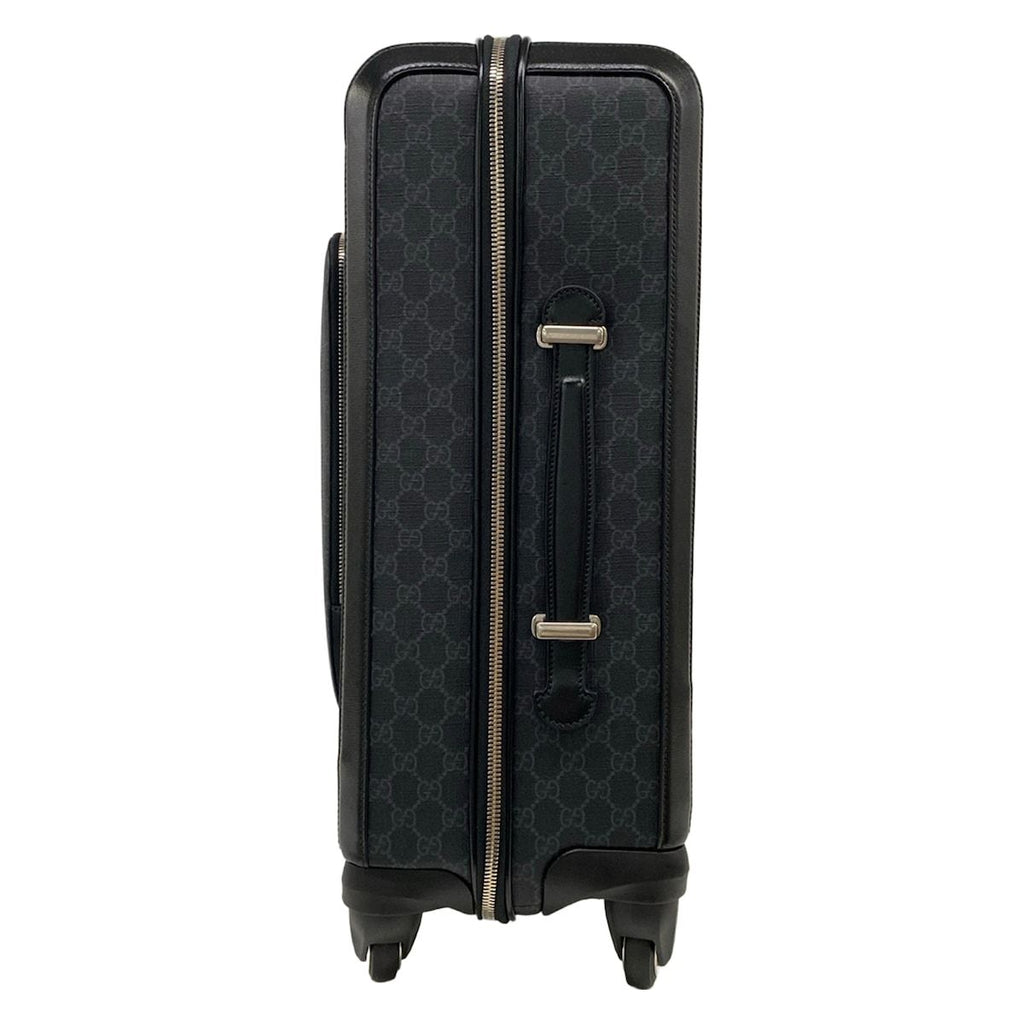 Gucci Travel Bag GG Supreme Black Leather — view 4