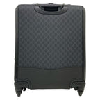 Gucci Travel Bag GG Supreme Black Gray Leather — view 3