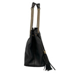 Gucci Tote Bag Soho Black Chain Shoulder Leather — view 2