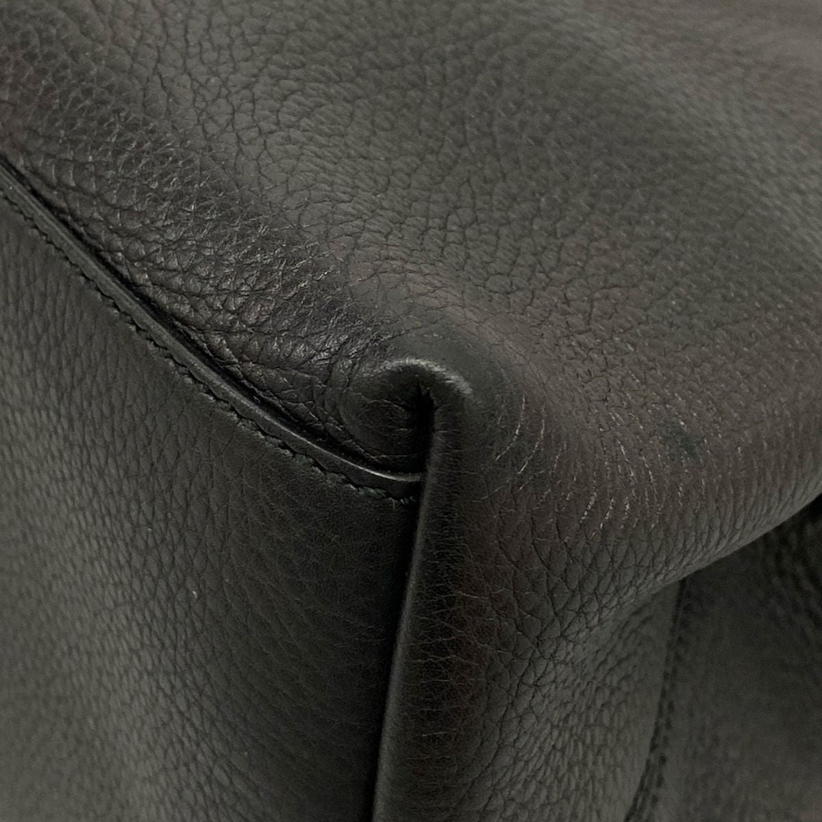 Gucci Tote Bag Soho Black Chain Shoulder Leather — view 6