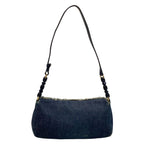 Dior Shoulder Bag Malice Pearl Navy Leather — view 3