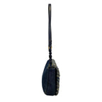 Dior Shoulder Bag Malice Pearl Navy Leather — view 2