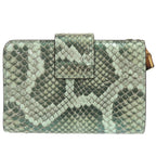 Gucci Double G Bamboo Python Green Bifold Wallet — view 3