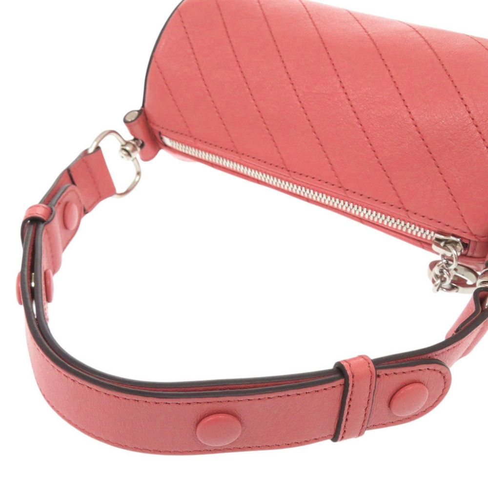 Gucci Blondie Leather Pink Shoulder Bag — view 4