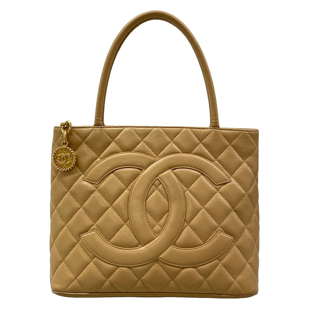 Chanel Tote Bag Reissue Beige Gold