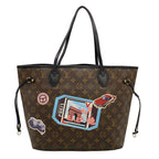 Louis Vuitton Tote Bag World Tour Collection Neverfull MM Monogram — view 3