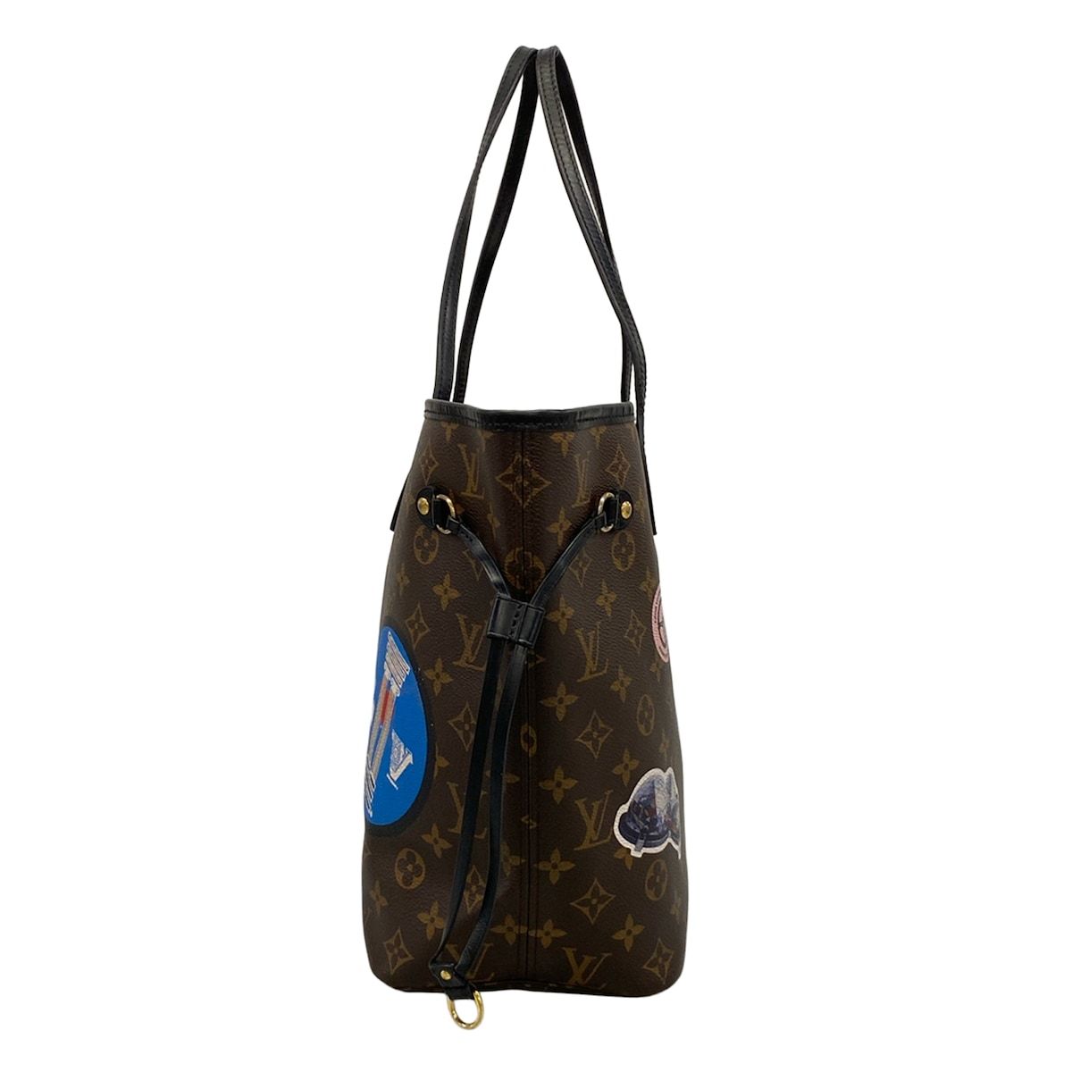 Louis Vuitton Tote Bag World Tour Collection Neverfull MM Monogram — view 4