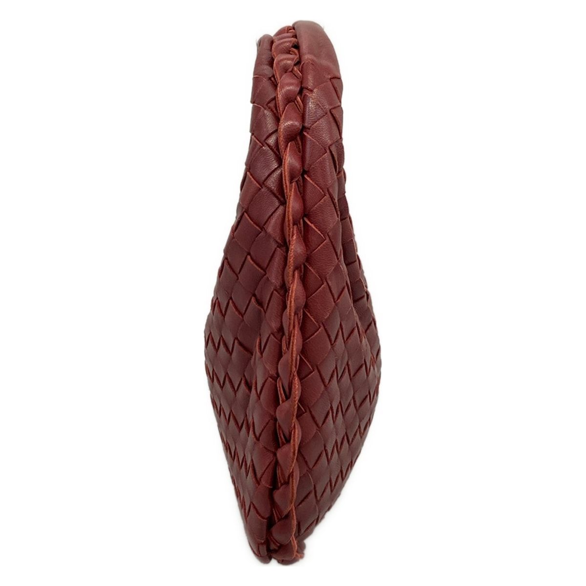 Bottega Veneta Handbag Intrecciato Bordeaux Leather — view 4